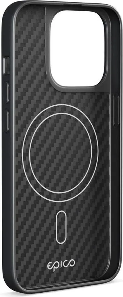 Coque iPhone 14 en Fibre de Carbone Hybride Compatible avec MagSafe