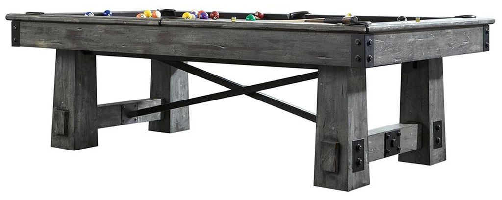 Stilvoller Spieltisch Billardtisch Holztisch Luxus Billardmöbel Freizeittisch