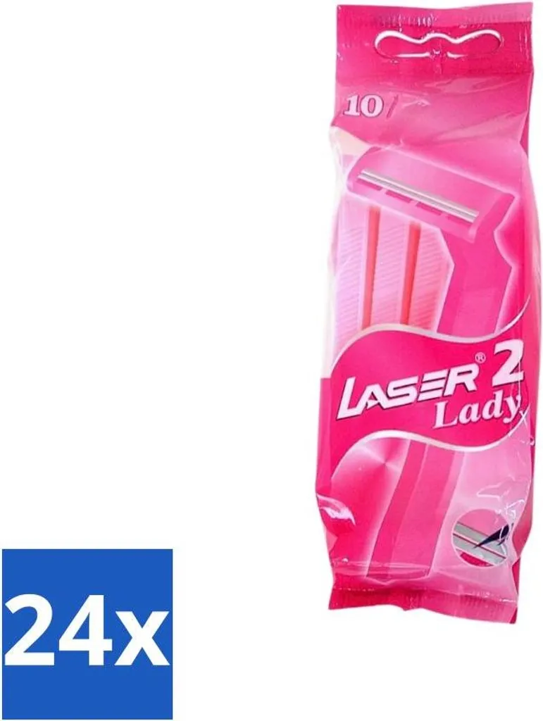Benson Laser Twin Women 24 Pezzi | Rasoio Donna Bilama Scorta Risparmio