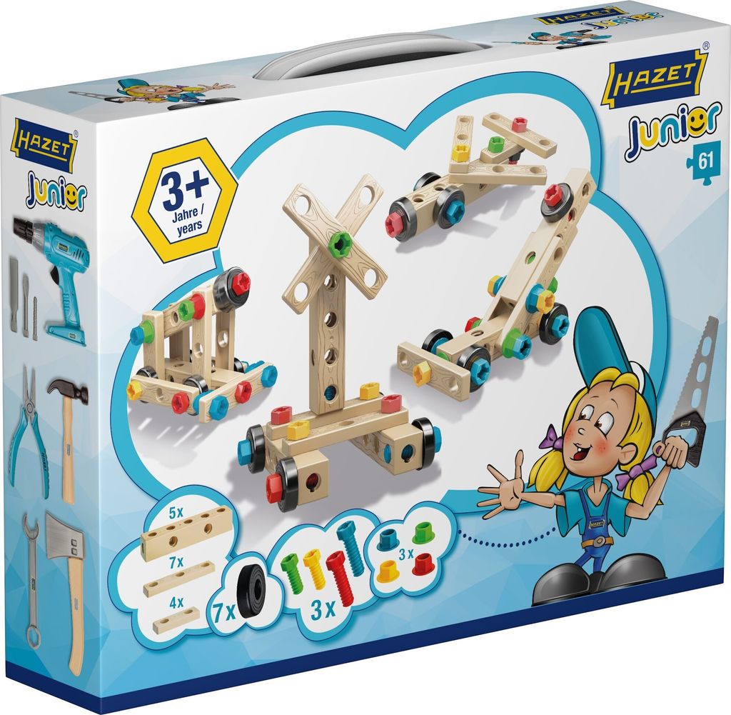 Hazet Kinderspielzeug Werkzeugsatz 61-teilig (für Kinder ab Produktbild 16