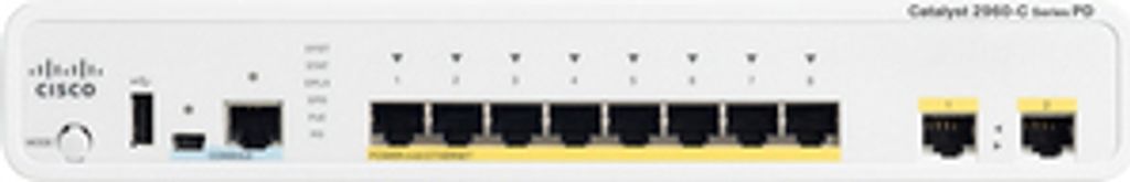 Cisco Catalyst WS-C2960C-8TC-S, Managed, L2, Fast Ethernet (10/100), Vollduplex