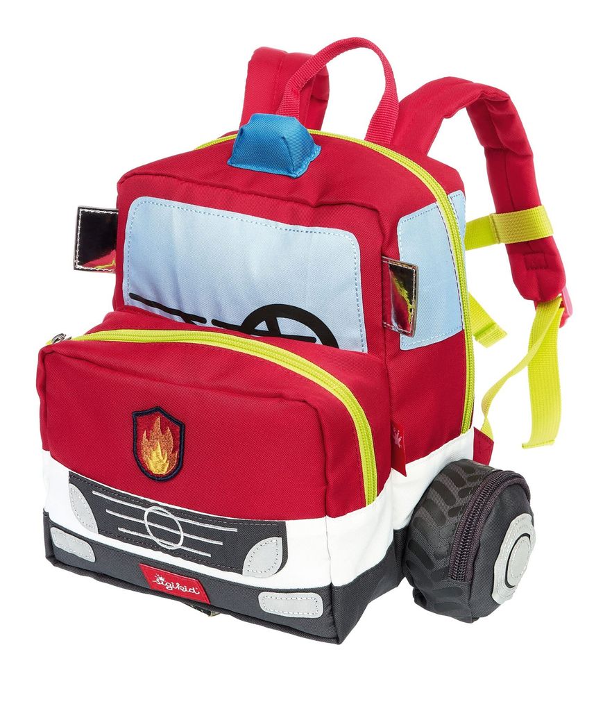 Sigikid Kinderrucksack Feuerwehrauto 28 cm Produktbild 