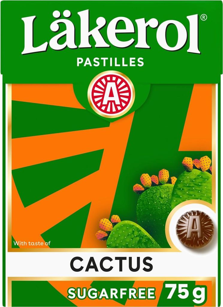 Läkerol Cactus sugarfree Big Pack 75g Produktbild 
