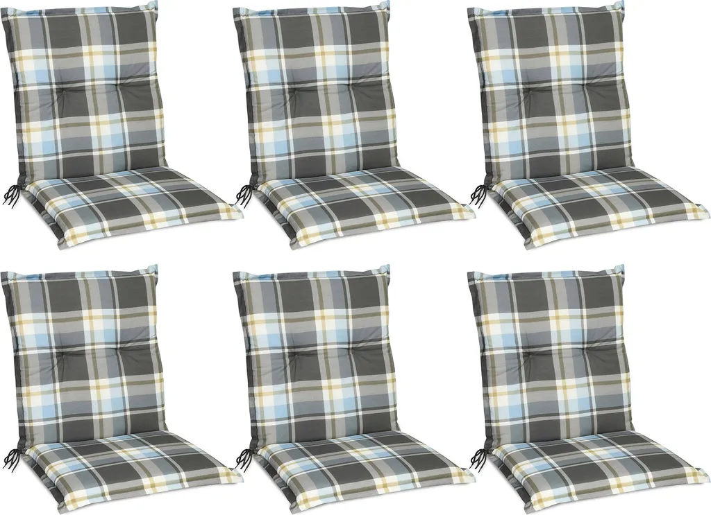 Cuscini Sedie Giardino Beautissu Sunny Set da 6 - Comfort 6cm 100x50