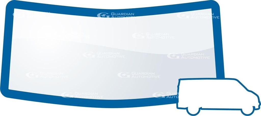 GLAVISTA Frontscheibenrahmen WS-RA1710 Fahrzeugfrontscheibe für VW Transporter IV Bus (70B, 70C, 7DB, 7DK, 70J, 70K, 7DC, 7DJ)