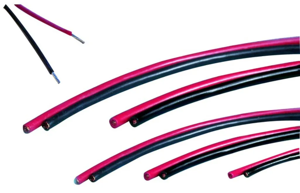Câble 2.5mm² silicone résistant à la chaleur Jamara rouge 10 mètres