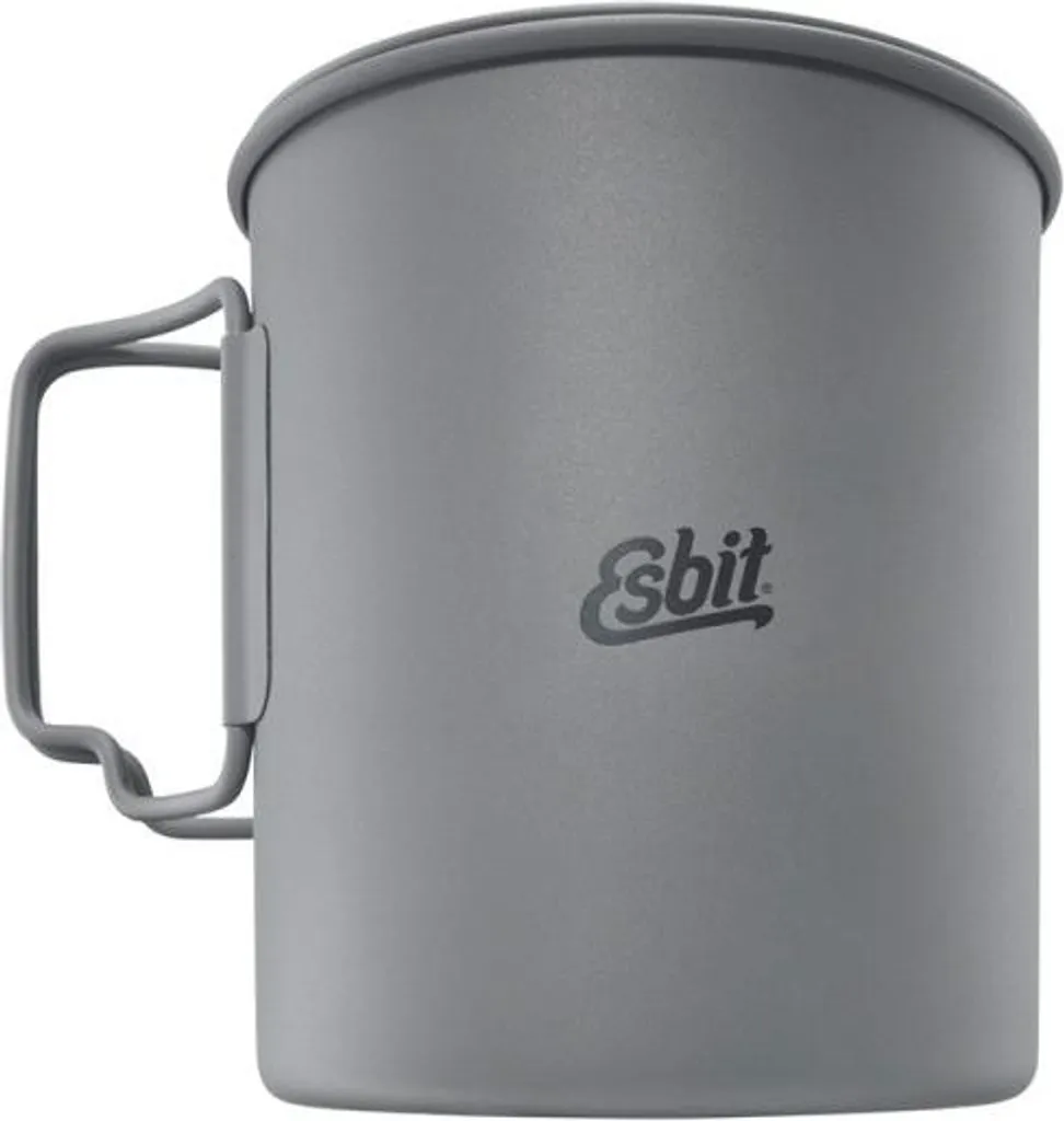 Popote en titane Esbit de 750 ml, tasse de cuisson légère pour bivouac