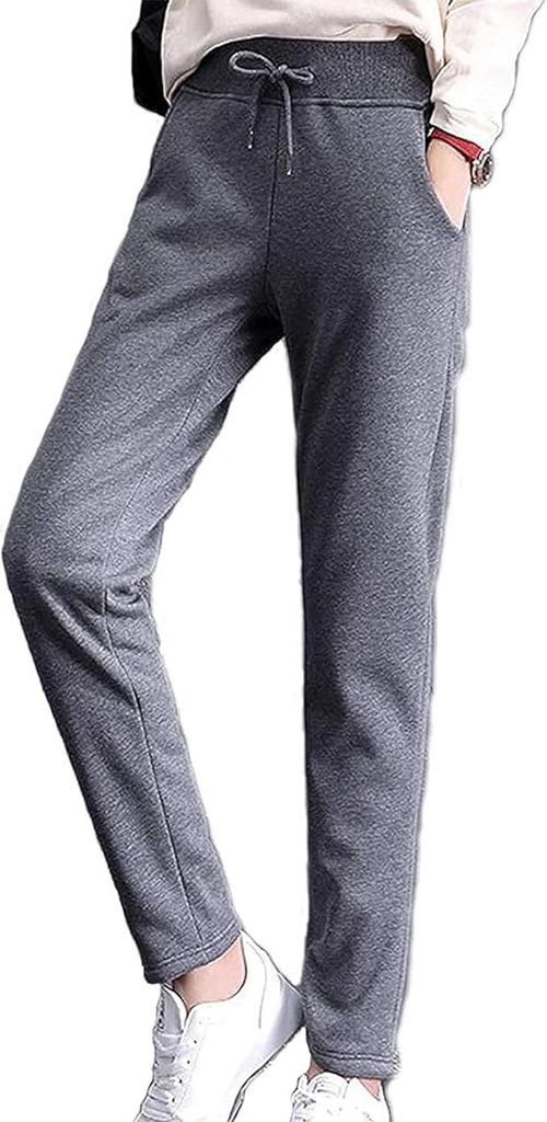 Damenhose Mit Fleece-Futter – Thermisch, Wasserabweisend, Winterhose Aus 80% Polyester, 20% Elasthan