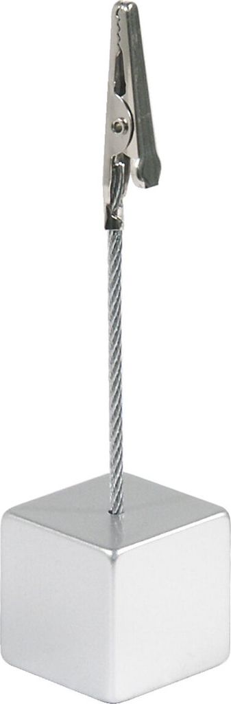 Kartenhalter in Würfelform, mit Krokodilklemme, Variante Auswählbar : 11 cm Variante: 11 cm