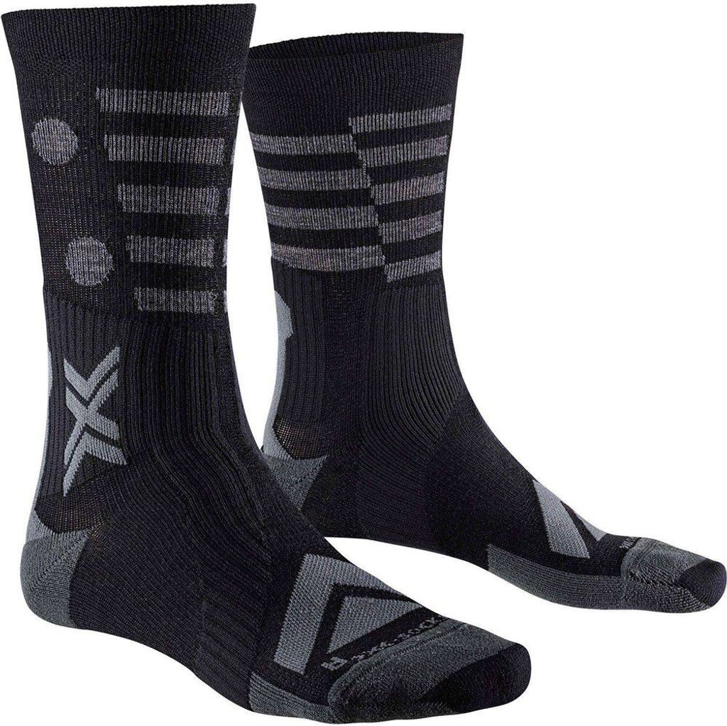 X-socks Gravel Perform Merino Crew Socken Schwarz EU 42-44 Mann Schwarz EU 42-44