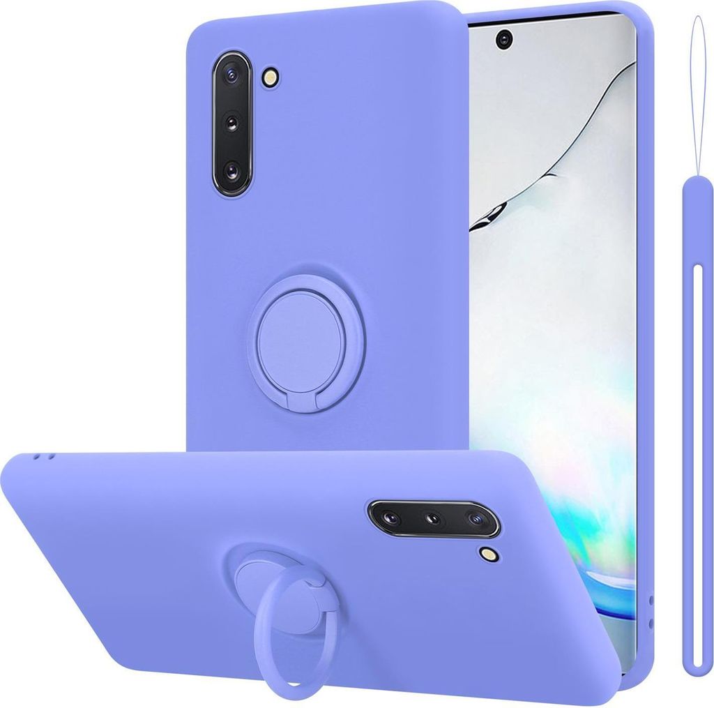 Cadorabo Hülle für Samsung Galaxy NOTE 10 Schutz Hülle in Lila Handyhülle TPU Etui Case Cover