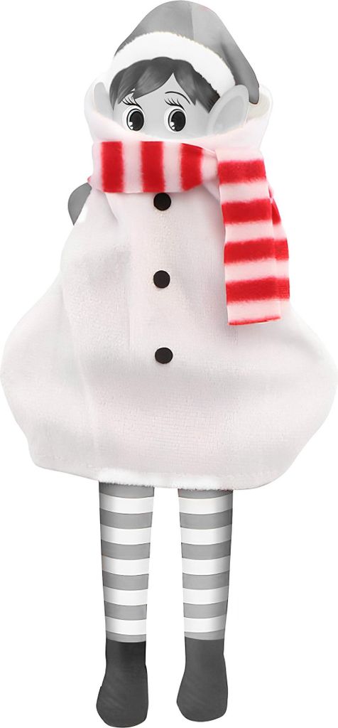Schneemann Kostüm für Elf Puppe winterliches Deko Zubehör -