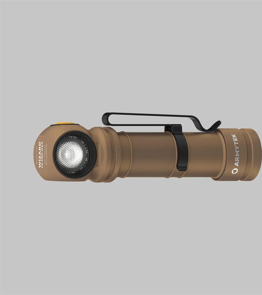 Armytek Wizard C2 Pro Max Lampe Frontale Antichoc Étanche Couleur Sable - 7