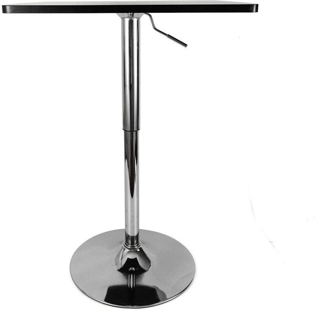 Stehtisch Bistrotisch   Schwarz Bartisch  höhenverstellbar Produktbild 2
