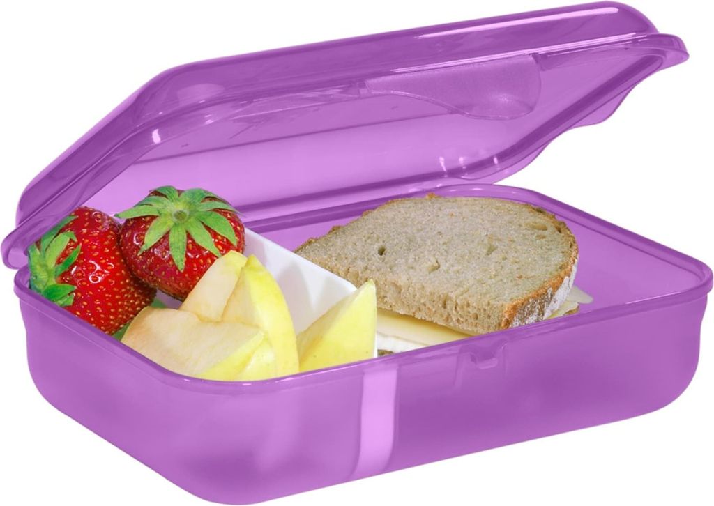 Step by Step Brotzeitbox mit Klickverschluss, spülmaschinengeeignet