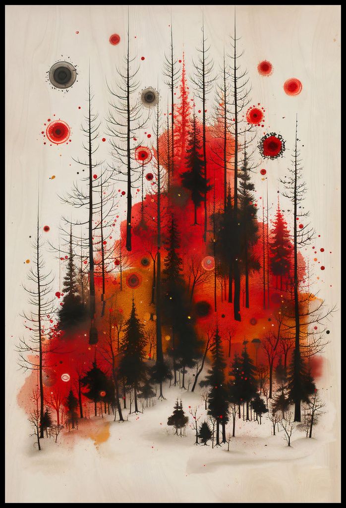Plakat 67,5x100cm Licht in der Dunkelheit