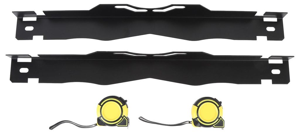 2-teiliges Achsvermessungs-Set mit präziser Messplatte aus Eisen und 3-Meter-Maßband für ATV, UTV und SUV