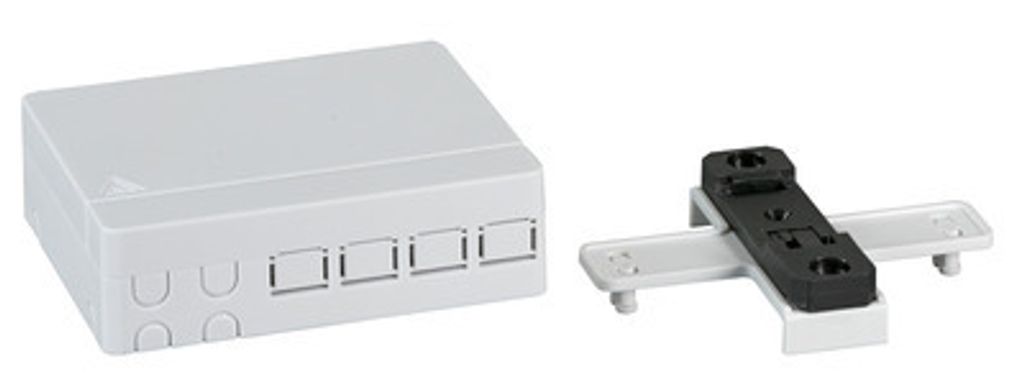 EFB-Elektronik FTTH Indoor Hutschienenbox für 4Fasern, 4Kupplungen und Faserüberlängenaufnahme Hersteller: EFB Elektronik (FTTH-BOX-IN-5)