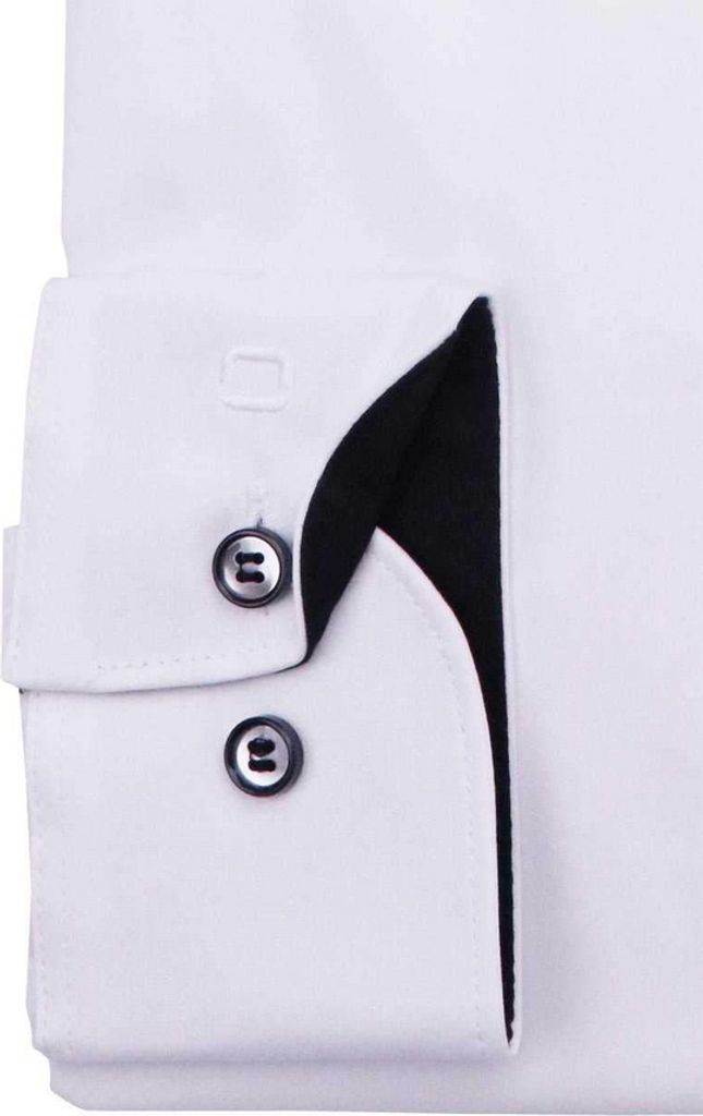 Olymp Hemd Level Five ml 7 body fit weiß Comfort Stretch Baumwolle