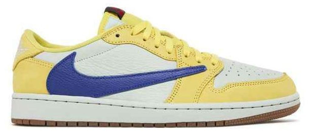 Travis Scott x Nike Air Jordan 1 Low "Canary" DZ4137-700, Immagine del prodotto 