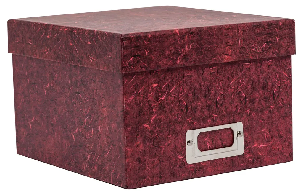 Boîte Rangement Photos Rouge 700 Photos 13x18cm ALBOX57RED robuste