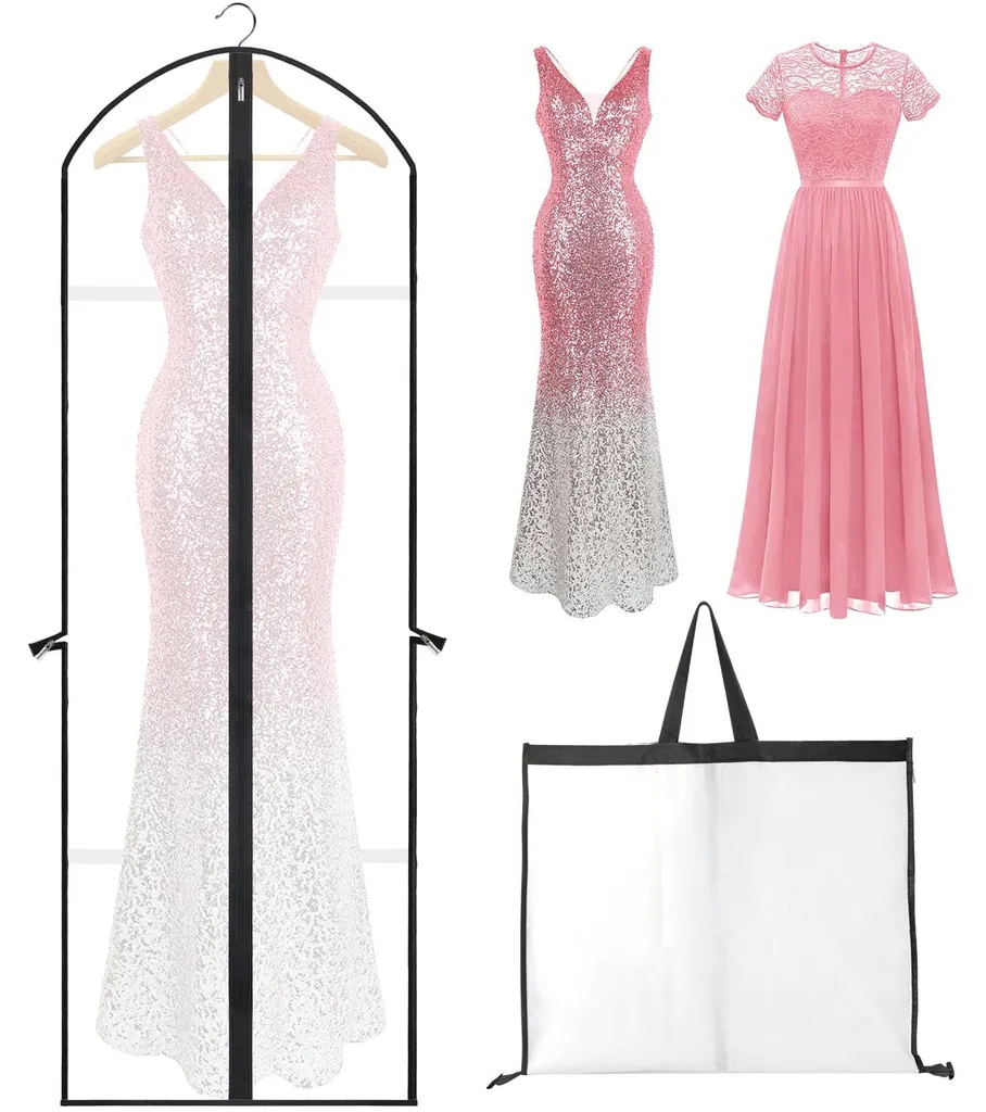 Housse de protection anti-poussière pour éviter les plis de robe de gala
