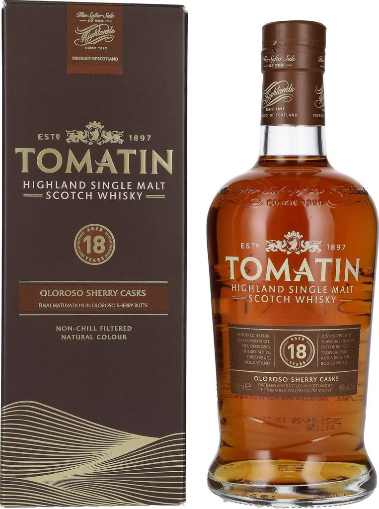 Tomatin 18 ans Oloroso Sherry Cask Highland Single Malt Image du produit 