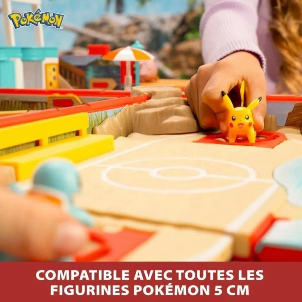 Jeu de Plage Pokémon Trainer Bandai Ensemble de Sable Complet Enfant
