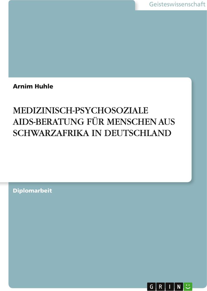 Medizinisch-Psychosoziale Aids-Beratung Für Menschen Aus Schwarzafrika In Deutschland
