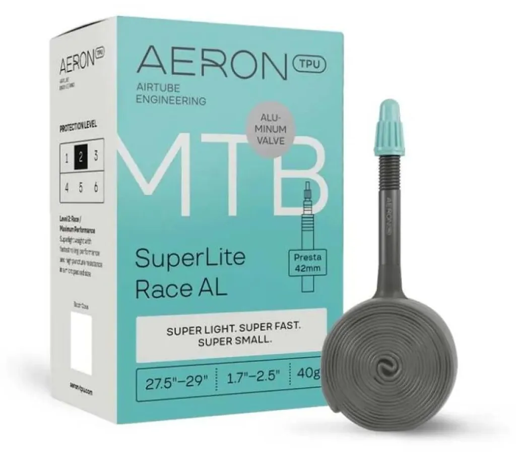 Chambre à air TPU VTT Aeron Superlite Race pour pneus 27.5 et 29 pouces