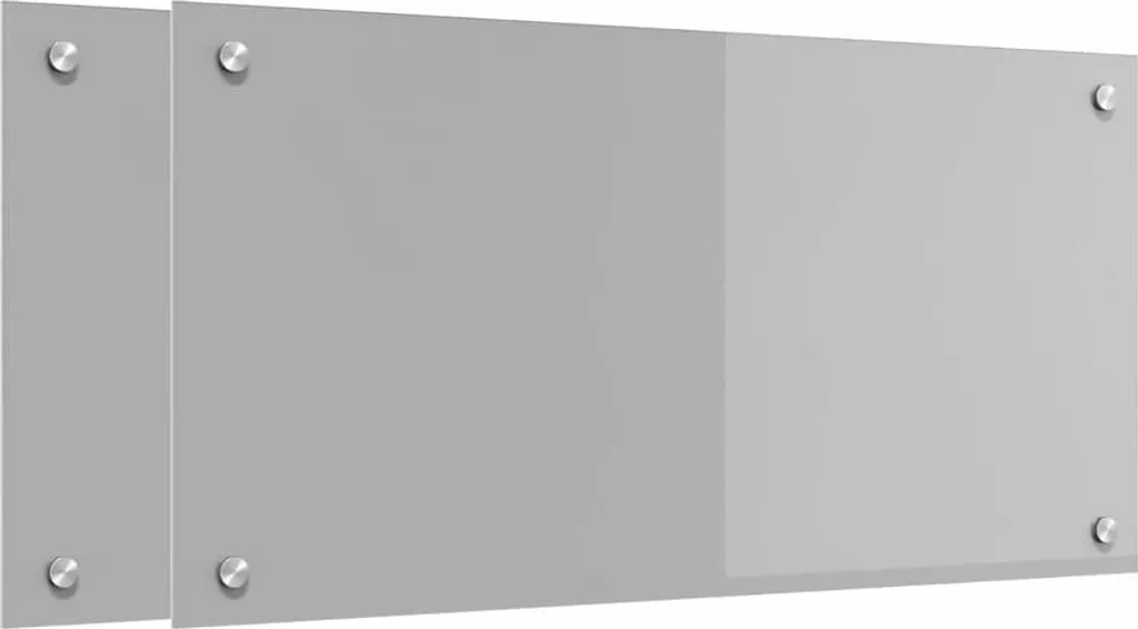 Alzatina Cucina Grigio Chiaro 80x40 cm - Vetro Temperato Antischizzi