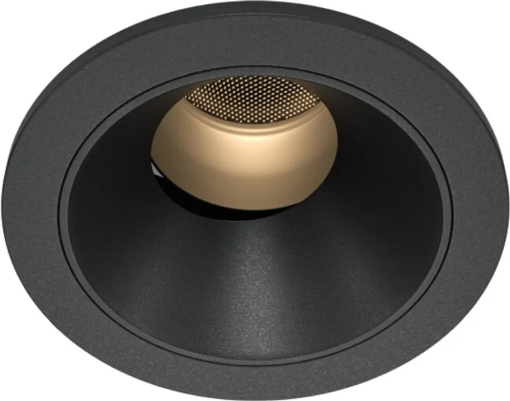 Maytoni LED 7W Bianco Caldo Nero | Faretti Incasso Soffitto Rotondi