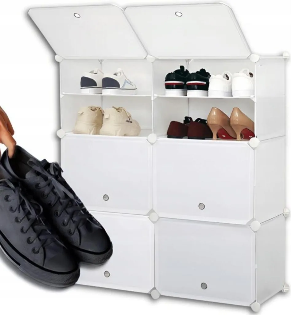 Étagère à chaussures modulable et armoire de rangement gain de place