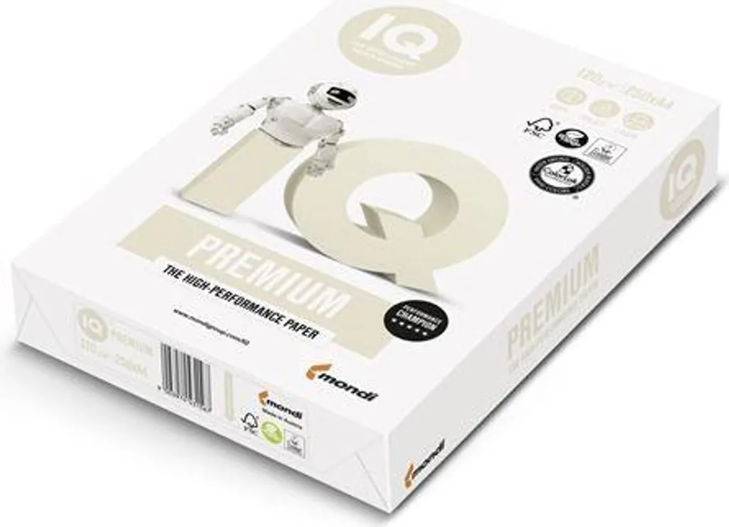 Papier A4 120g IQ Premium : Fini les Impressions qui Transpercent