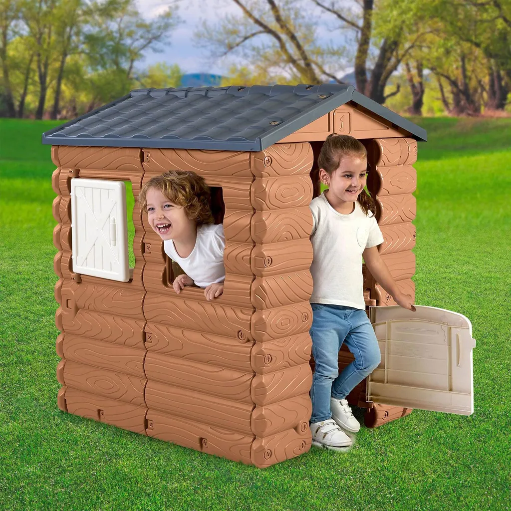 Cabane Enfant Robuste FEBER : Grande Maison d'Été Facile à Monter - 6