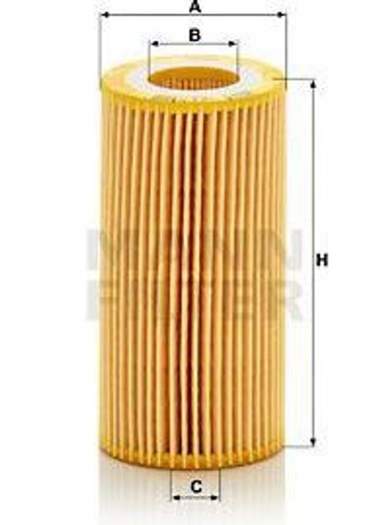 MANN-FILTER HU 719/8 x Ölfilter OE 1371199 kompatibel mit Focus, Kuga, Mondeo, S-Max, C30, C70, S40, S60, S80, V40, V50, V60, V70, XC60, XC70, XC90