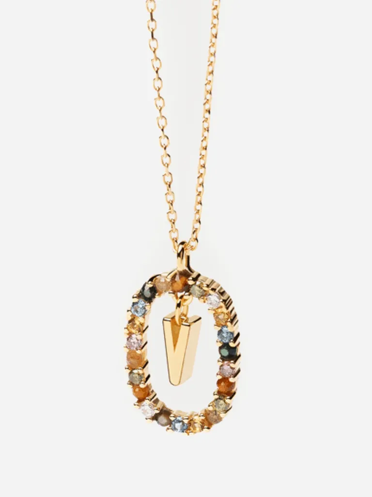Collier Ajustable PDPAOLA New Letters Or - Idée Cadeau Bijou Femme Chic