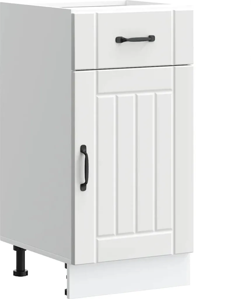 Base Sottolavello Cucina Lucca Legno Bianco - Mobile Economico 60cm