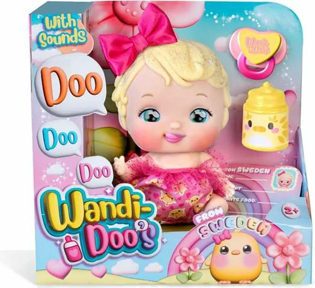Mini poupon réaliste Famosa Wandi-Doo : poupée de 20cm pour bébé