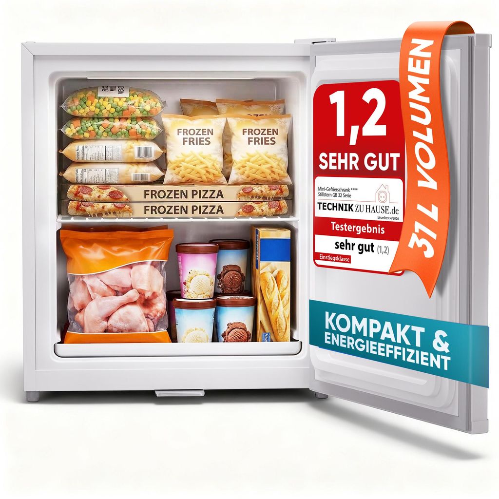 Stillstern Mini Gefrierschrank klein & leise 31L, Produktbild 