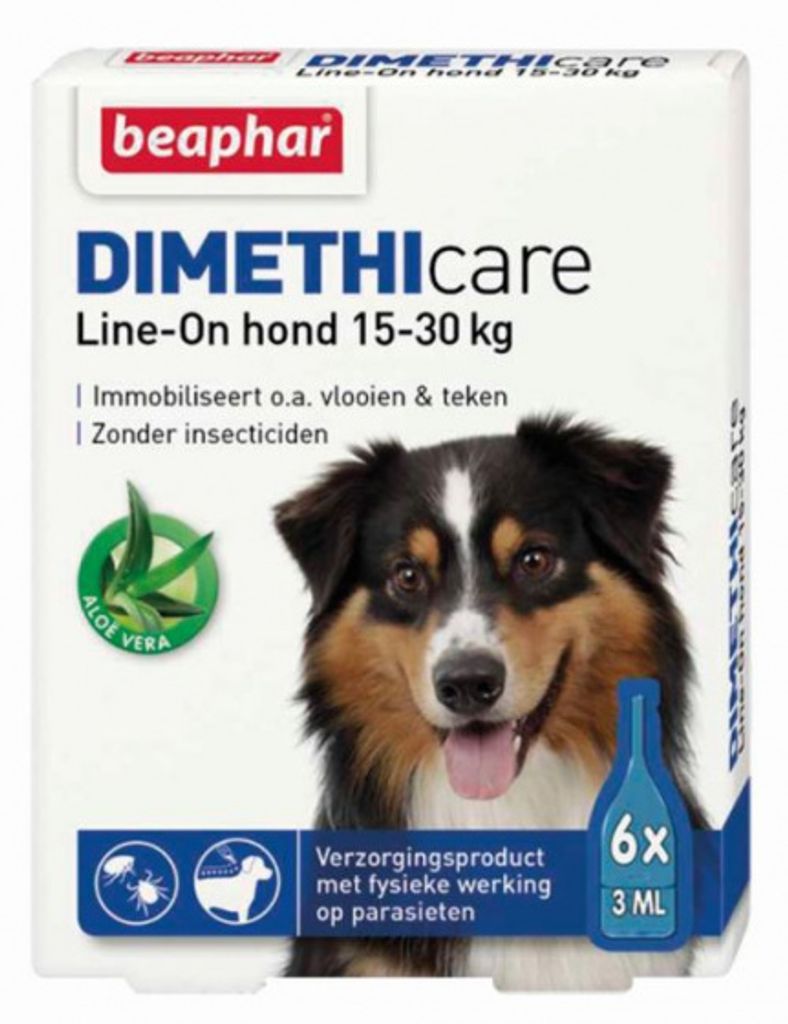 Beaphar Dimethicare Line-On Hund gegen Flöhe und Zecken