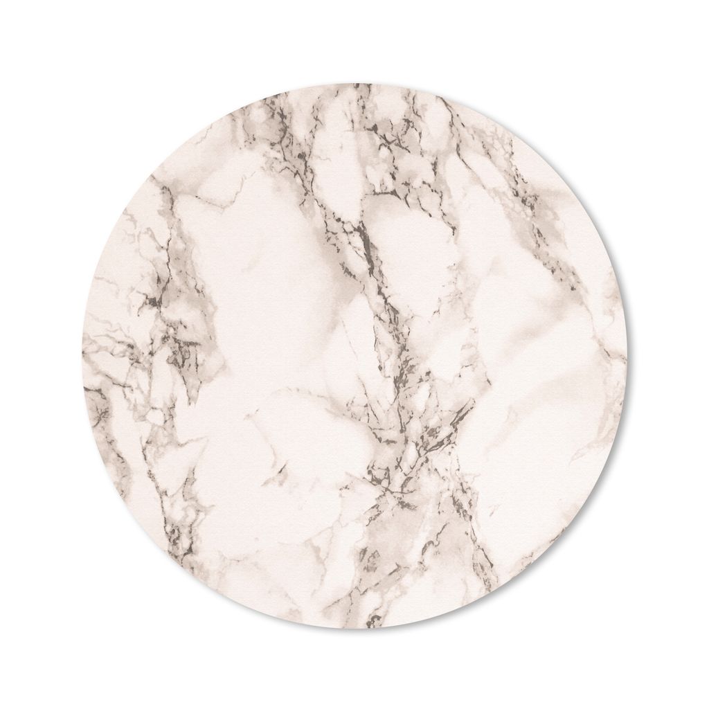 MuchoWow Mauspad Mousepad Roségold - Marmor - Chic 20x20 cm - Mousepads - Maus Mat - Pad - Mausunterlage - Schreibtischmatte