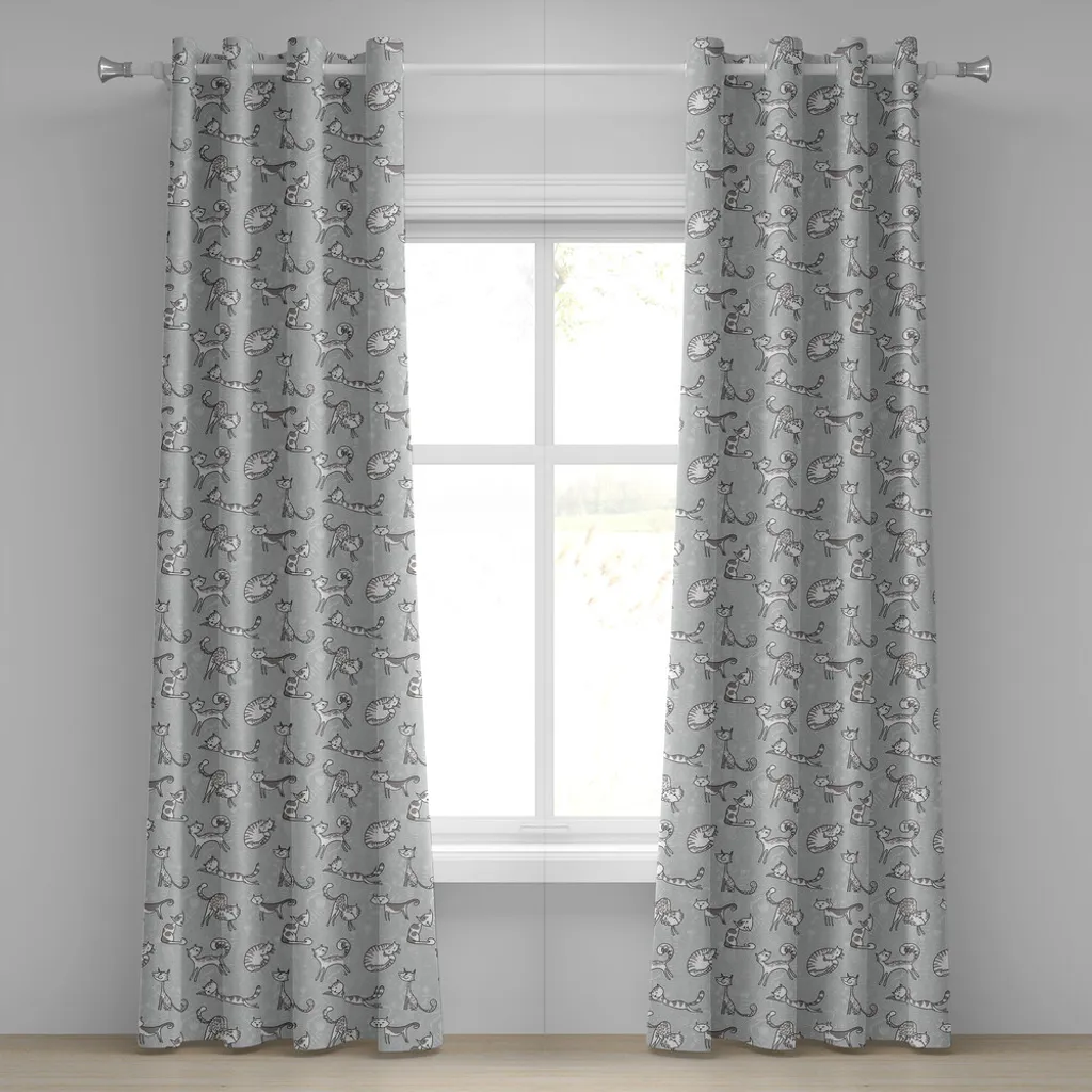Tenda ABAKUHAUS Gatti Stile Parigino 280x175 cm - Arredo Casa Web