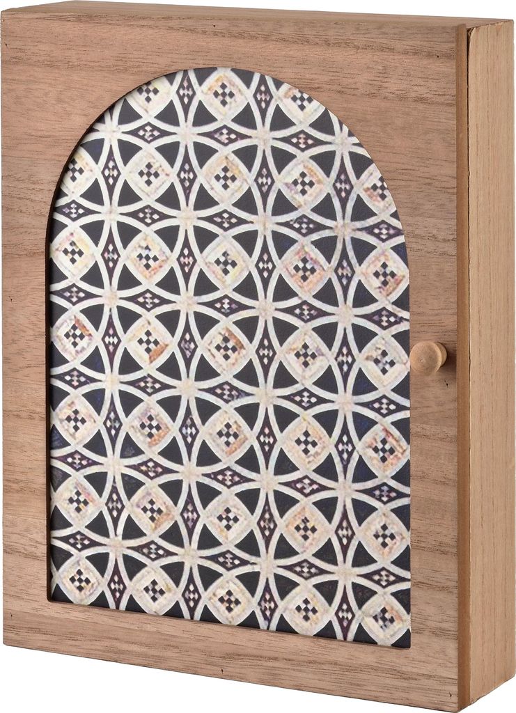Schlüsselkasten Holz Stacy STACY 26x20x5,5 cm Natur 1 Stück Produktbild 
