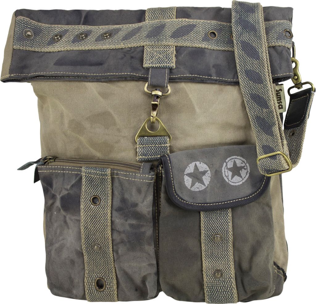 Sunsa Damen/Herren Umhängetasche große Schultertasche Produktbild 