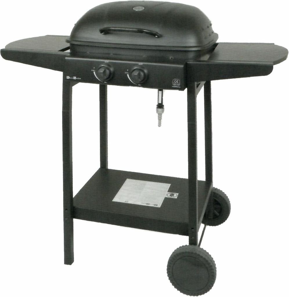 Grill de Gas Master de 2 Brenner 5,6kW MG672, kompaktes Design, hohe Leistung und