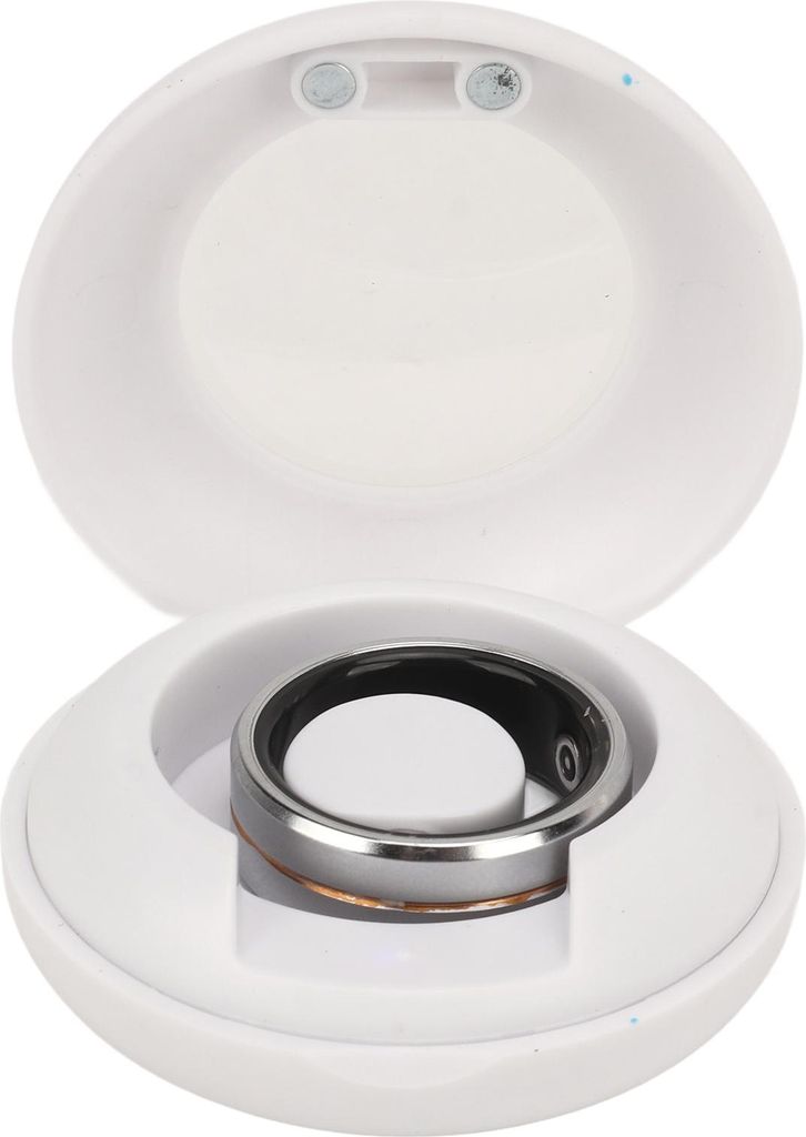 Smart Ring Silber wasserdichtes Fernbedienungssteuer -Schießen für den Gesundheitsverfolger für Fitness Sleeping Monitoring Nr. 9