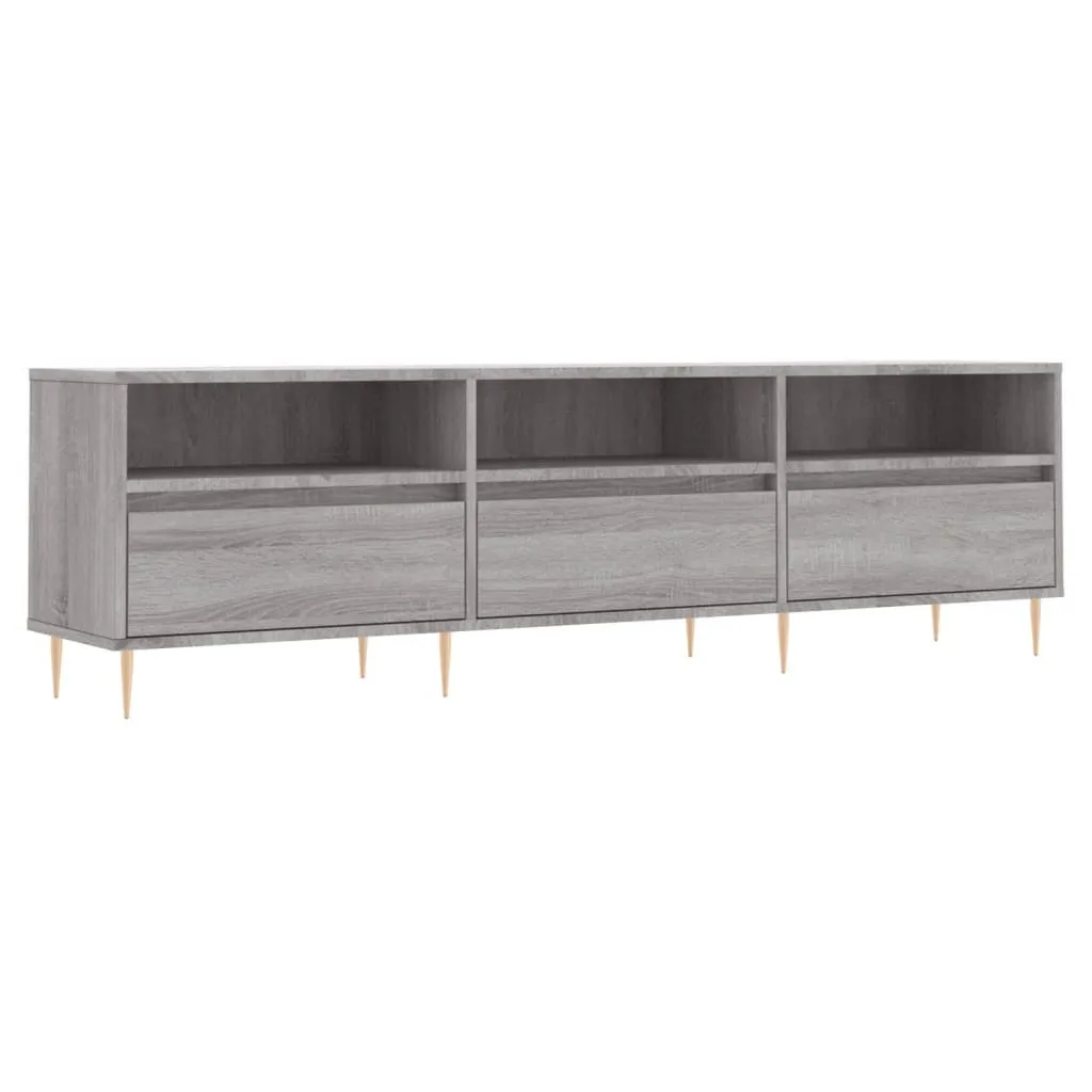Mobile Porta TV 150cm Grigio Sonoma | Design Essenziale per Soggiorno