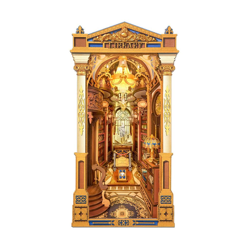 Puzzle 3D Book Nook Library of Wonders, RoLife, 258 pezzi Immagine del prodotto 