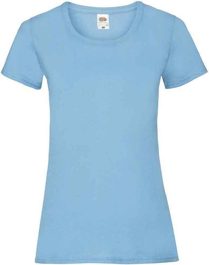 Fruit of the Loom - "Valueweight" T-Shirt für Damen RW9421 (36 DE) (Himmelblau)